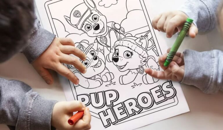 Walmart Jumbo Coloring Books Only 97¢ | Paw Patrol, Marvel & More