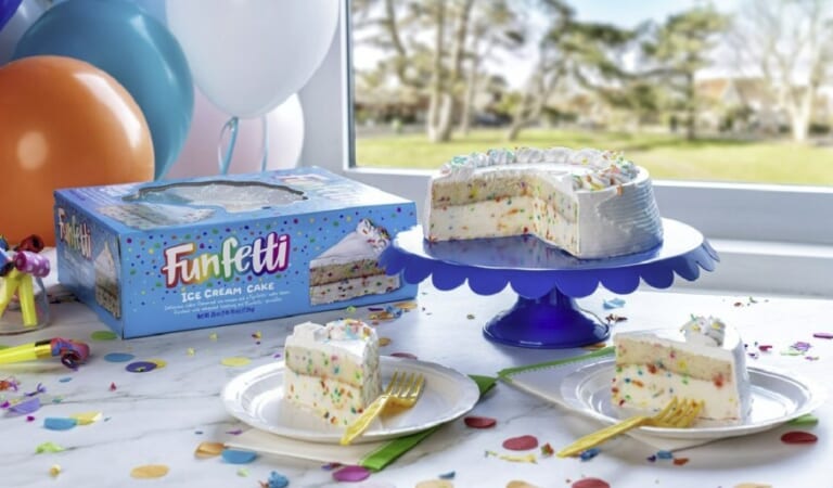 NEW Funfetti Ice Cream Cake is Hitting Store Shelves + More Treats Coming Soon
