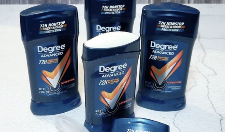 Degree Deodorant 4-Pack Only $8.30 Shipped on Amazon | Just $2.08 Each!